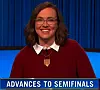 Erin Portman, today's Jeopardy! winner (for the January 19, 2024 game.)