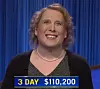 Amy Schneider, today's Jeopardy! winner (for the November 19, 2021 game.)