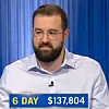 Andrew Hayes, today's Jeopardy! winner (for the December 6-7, 2025 game.)