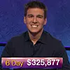 James Holzhauer, today's Jeopardy! winner (for the April 11, 2019 game.)