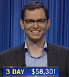 Tyler Rhode, today's Jeopardy! winner (for the August 4, 2022 game.)