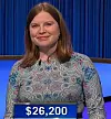 Adriana Harmeyer, today's Jeopardy! winner (for the May 29, 2024 game.)