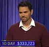 Cris Pannullo, today's Jeopardy! winner (for the October 13, 2022 game.)