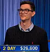 Marko Saric, today's Jeopardy! winner (for the April 19, 2024 game.)
