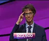 Ryan Fenster, today's Jeopardy! winner (for the July 17, 2018 episode.)