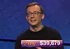 Alex Schmidt, today's Jeopardy! winner (for the October 9, 2018 game.)