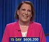 Amy Schneider, today's Jeopardy! winner (for the December 21, 2021 game.)