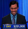 Caleb Groen, today's Jeopardy! winner (for the July 10, 2026 game.)