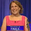 Amy Schneider, today's Jeopardy! winner (for the November 9, 2022 game.)