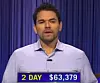 Cris Pannullo, today's Jeopardy! winner (for the October 3, 2022 game.)