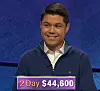 Zach Newkirk, today's Jeopardy! winner (for the June 10, 2020 game.)