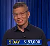 Ben Chan, today's Jeopardy! winner (for the May 16, 2023 game.)