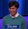 Dean Zach, today's Jeopardy! winner (for the July 22, 2026 game.)