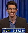 Isaac Hirsch, today's Jeopardy! winner (for the July 12, 2024 game.)