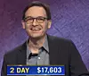 Michael Colton, today's Jeopardy! winner (for the February 26, 2021 game.)