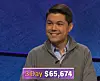 Zach Newkirk, today's Jeopardy! winner (for the June 11, 2020 game.)