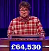 Ben Jones, today's UK Jeopardy! winner (for the April 24, 2025 game.)