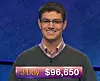 Ryan Bilger, today's Jeopardy! winner (for the July 8, 2019 game.)