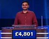 Mayank Dadheech, today's Jeopardy UK winner (for January 1, 2024.)