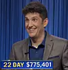 Matt Amodio, today's Jeopardy! winner (for the September 16, 2021 game.)