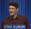 Matt Amodio, today's Jeopardy! winner (for the September 29, 2021 game.)