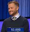 Jesse Matheny, today's Jeopardy! winner (for the April 26, 2023 game.)