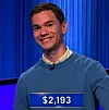 Dan Laine, today's Jeopardy! winner (for the June 9, 2026 game.)