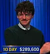 Harrison Whitaker, today's Jeopardy! winner (for the November 14, 2025 game.)