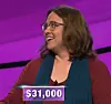Sarah Jett Rayburn, today's Jeopardy! winner (for the April 24, 2020 game.)