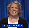 Amy Schneider, today's Jeopardy! winner (for the November 18, 2021 game.)