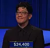 Elliott Kim, today's Jeopardy! winner (for the July 3, 2023 game.)