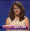 Rachel Lindgren, today's Jeopardy! winner (for the January 24, 2018 episode.)