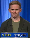 Will Wallace, today's Jeopardy! winner (for the October 23, 2024 game.)