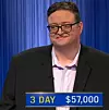 Mike Dawson, today's Jeopardy! winner (for the April 8, 2025 game.)