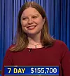 Adriana Harmeyer, today's Jeopardy! winner (for the June 6, 2024 game.)