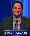 James Hirsh, today's Jeopardy! winner (for the February 26, 2026 game.)