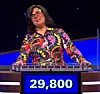 Victoria Groce, today's Jeopardy! Masters winner (for June 4, 2025's first game.)