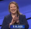 Emily Sands, today's Jeopardy! winner for the April 29, 2021 game.)