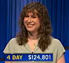 Hannah Wilson, today's Jeopardy! winner (for the May 8, 2023 game.)