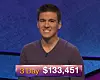 James Holzhauer, today's Jeopardy! winner (for the April 8, 2019 game.)