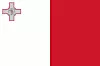 The Flag of Malta, sporting its George Cross. The George Cross was the subject of Final Jeopardy on November 10, 2017.