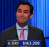 Caleb Groen, today's Jeopardy! winner (for the July 9, 2026 game.)
