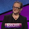 Lindsey Shultz, today's Jeopardy! winner (for the March 14, 2019 game.)