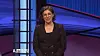Mayim Bialik hosting Jeopardy! in May 2021.