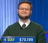Bryce Wargin, today's Jeopardy! winner (for the October 3-4, 2025 game.)