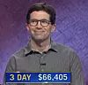 Josh Saak, today's Jeopardy! winner (for the July 20, 2021 game.)
