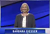 Barbara Giesser on Jeopardy!