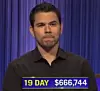 Cris Pannullo, today's Jeopardy! winner (for the December 1, 2022 game.)