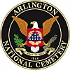 the seal of Arlington National Cemetery, as used during Final Jeopardy on April 19, 2018.