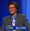 Chris D'Angelo, today's Jeopardy! winner (for the May 22, 2026 game.)